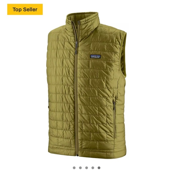 Patagonia Men’s Medium Nano Puff Insulated Vest Graze Green Puffer NWT Puffy - Picture 6 of 10
